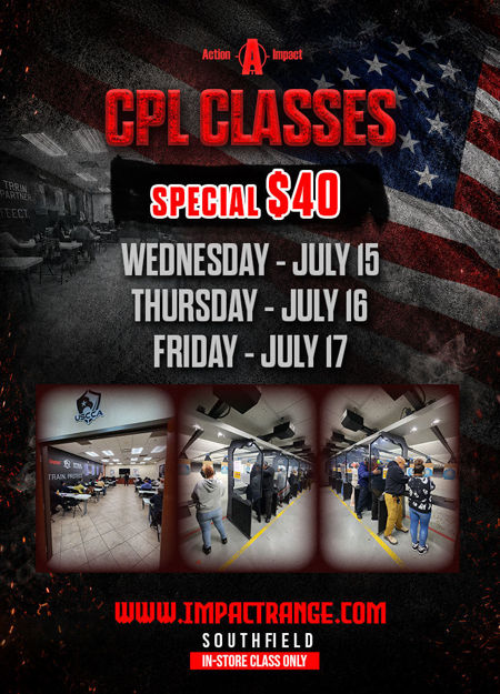 Picture of CCW/CPL Class 07/16/2026 THURSDAY. 10am-6pm Southfield