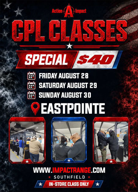 Picture of CCW/CPL Class 08/28/2026 Friday 10am-6pm Eastpointe